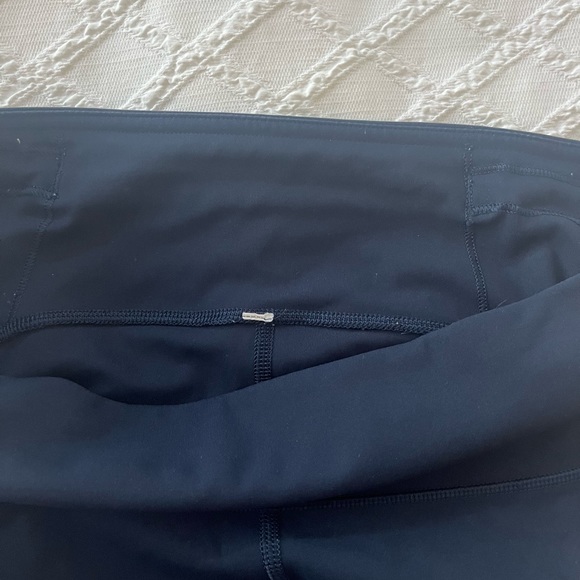 Lululemon Invigorate High-Rise Crop 23" navy blue. Size 8 (tag is ripped out). - Picture 6 of 7